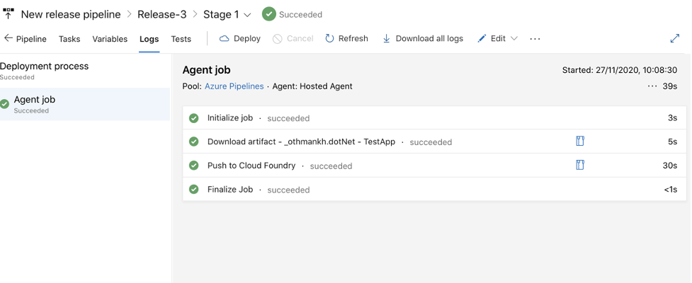 Release Progress