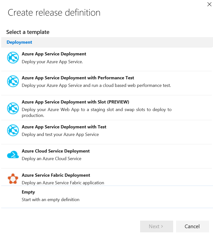 .NET452 Releaes Definition Template